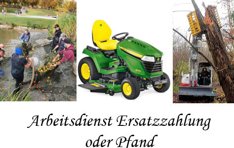 Arbeitsdienst Ersatzzahlung oder Pfand