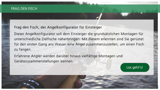 Frag den Fisch – Online-Angelkonfigurator